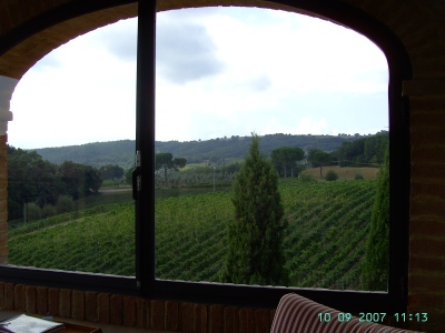 Toskana 2007: Montalcino - Besuch beim Weingut Pian dell´Orino