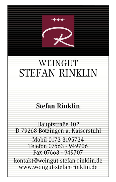 Weingut Stefan Rinklin