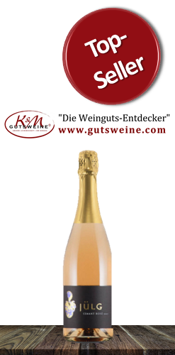 Frankfurt Cremant brut l Wein l K&M Jülg Gutsweine rosé l
