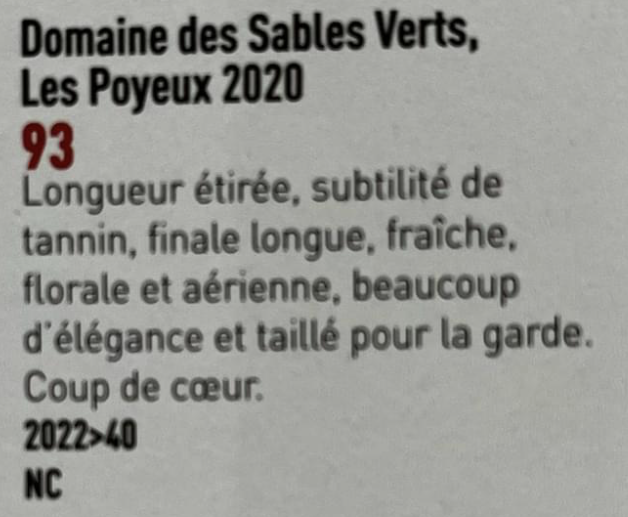 Saumur-Champigny »Les Poyeux«