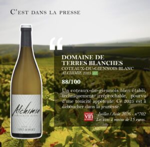 Alchimie Coteaux di Giennois blanc Sauvignon Blanc